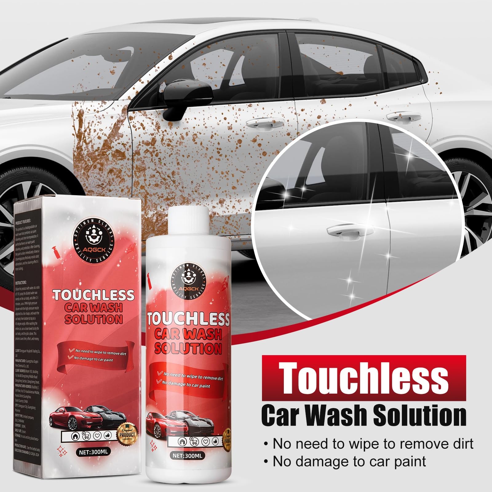 The Lazy Car Wash Touchless Foam Soap – Spray On, Rinse Off, Scratch-Free For…