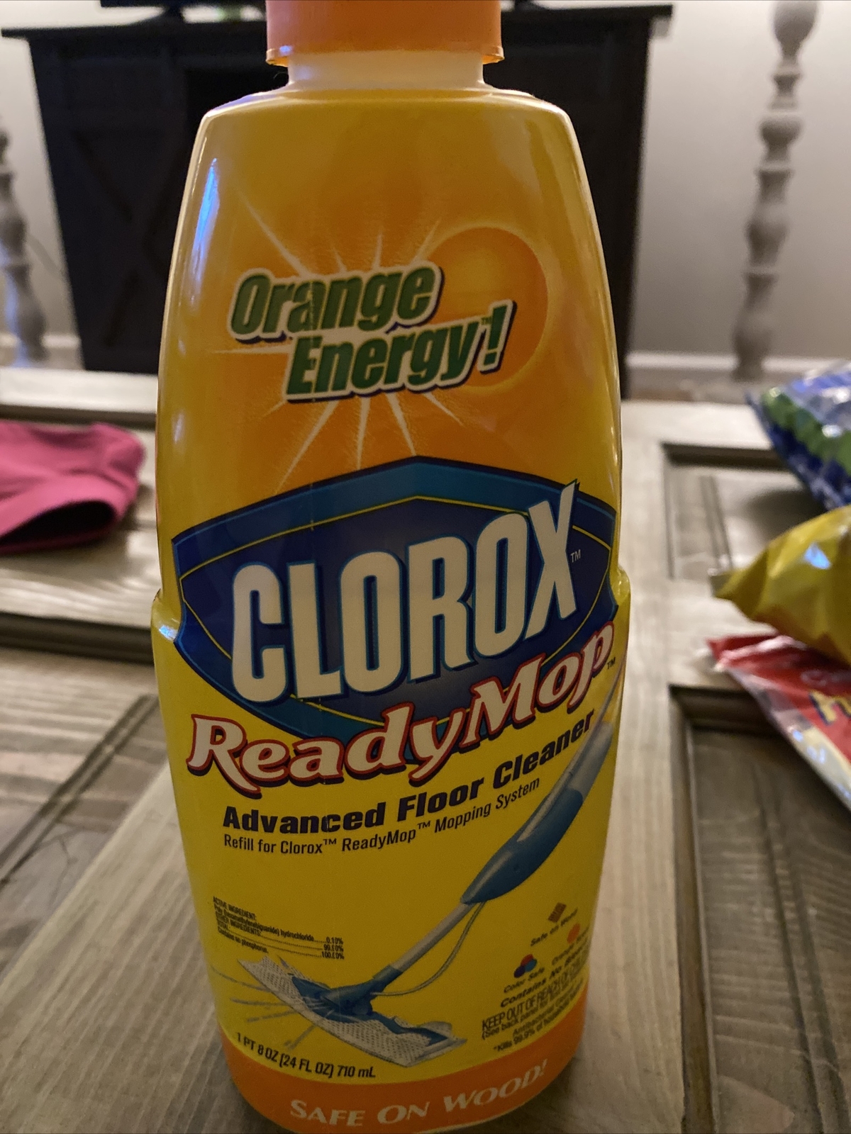 Clorox Ready Mop ( Orange Energy) Advanced Floor Cleaner Refill Bottle 24 oz.