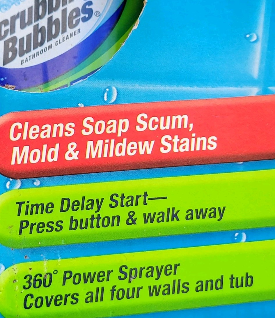 Scrubbing Bubbles Automatic Shower Cleaner Kit 2 Refills 34 Oz Each New