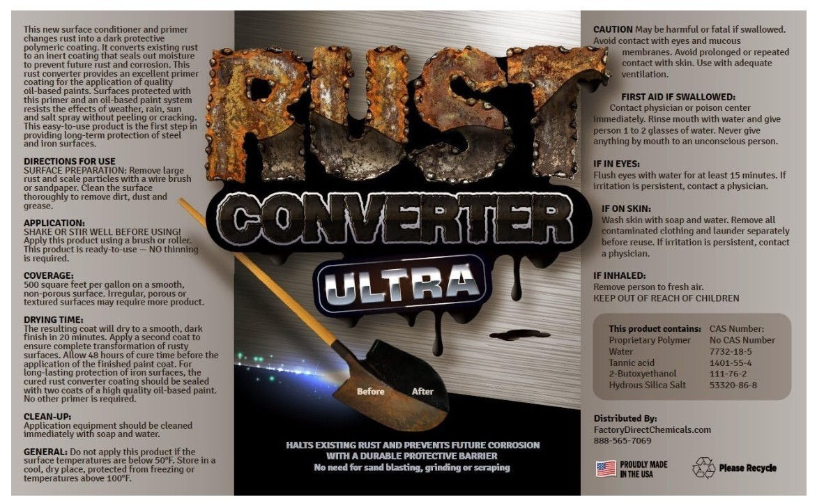 Rust Converter ULTRA, Highly Effective Professional Grade Rust Repair 1 Gallon