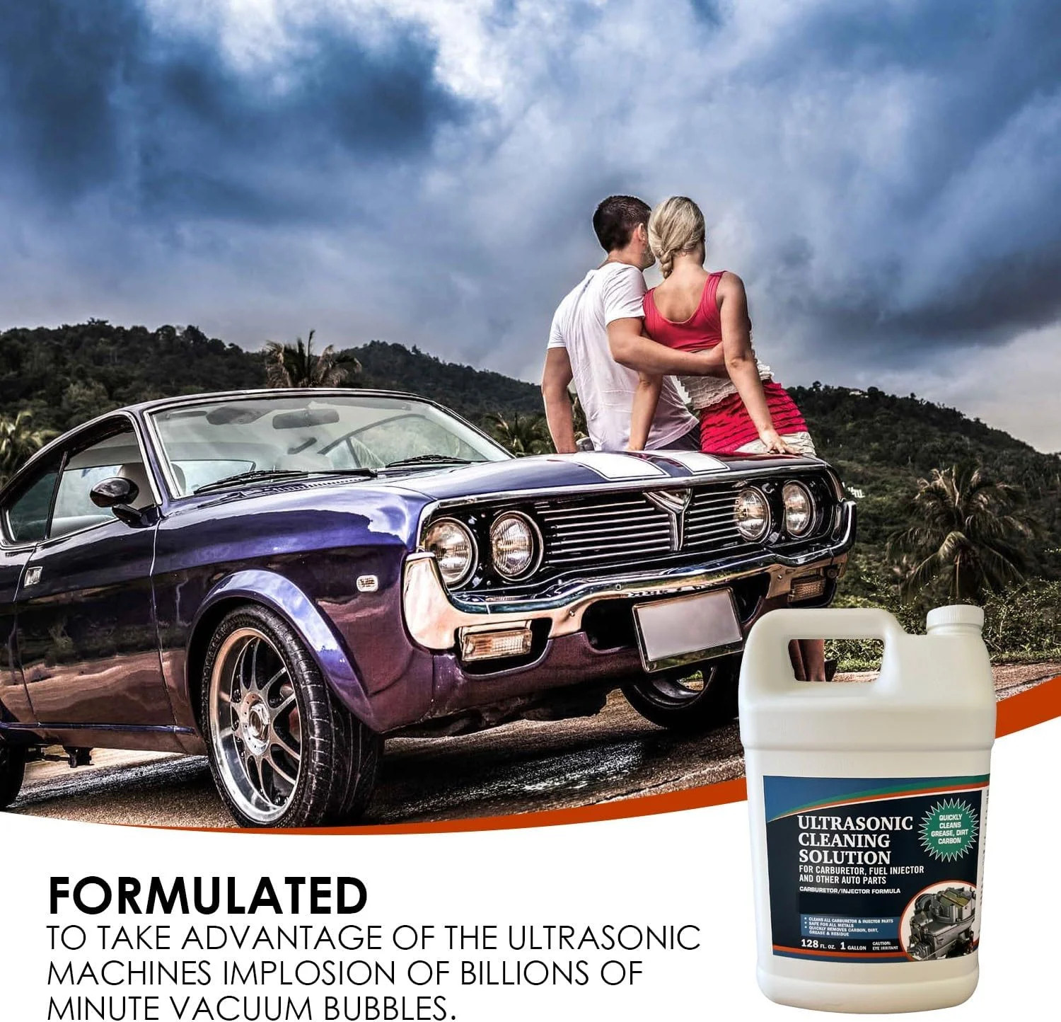 NORTHWEST ENTERPRISES Ultrasonic Carburetor Cleaning Solution, 1 Gallon | Dilute