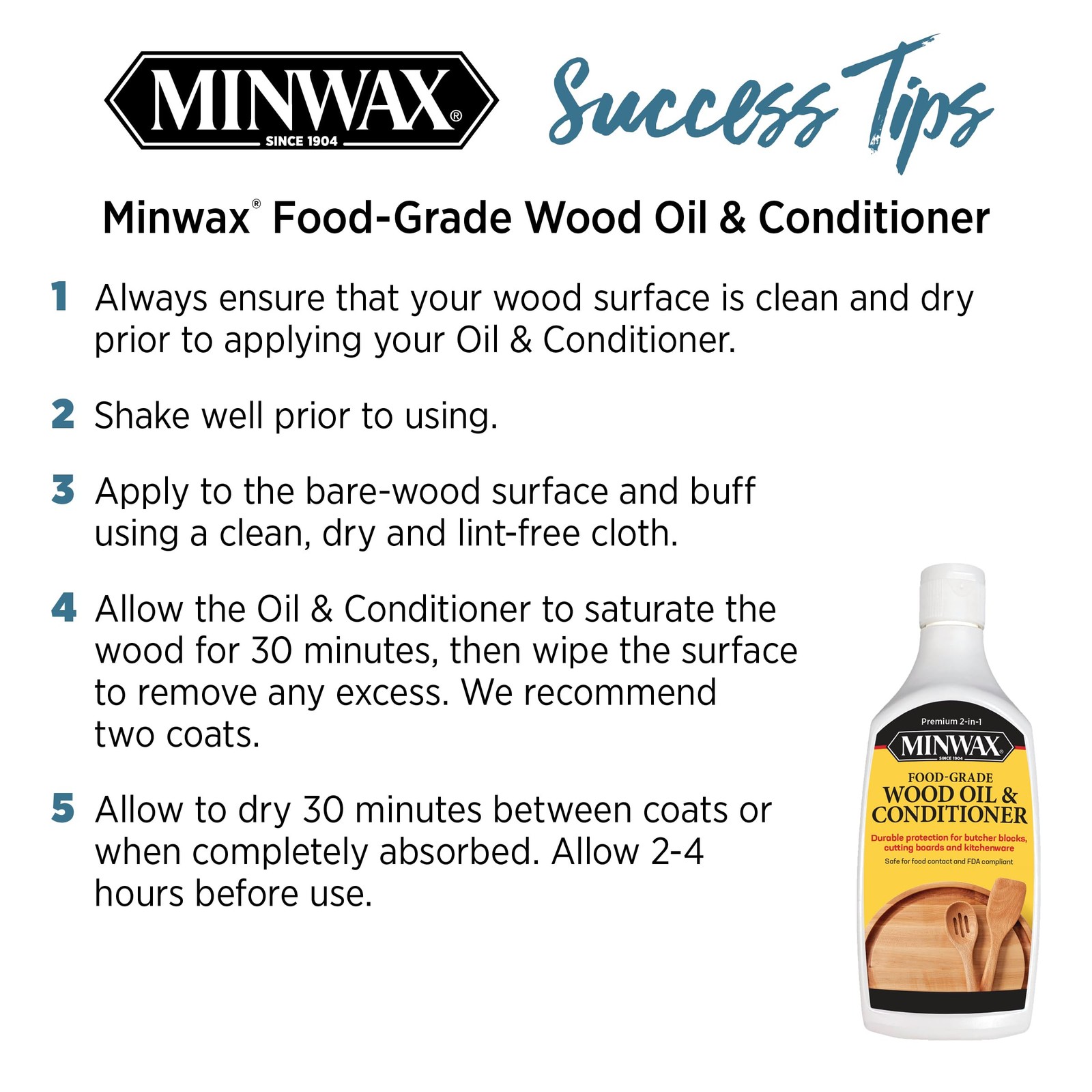 FoodGrade Wood Oil & Conditioner, 12 fl. oz.