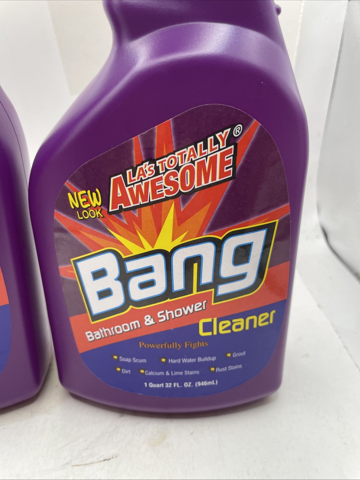 Bang Awesome LA’s Totally Bathroom Shower Spray Bath Tub Kitchen Cleaner 2 Pack