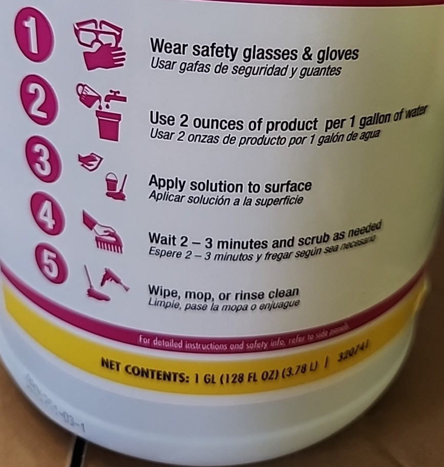 WAXIE BLUE COMPLETE ALL PURPOSE CLEANER 1 gal/WX3207-41WAXI