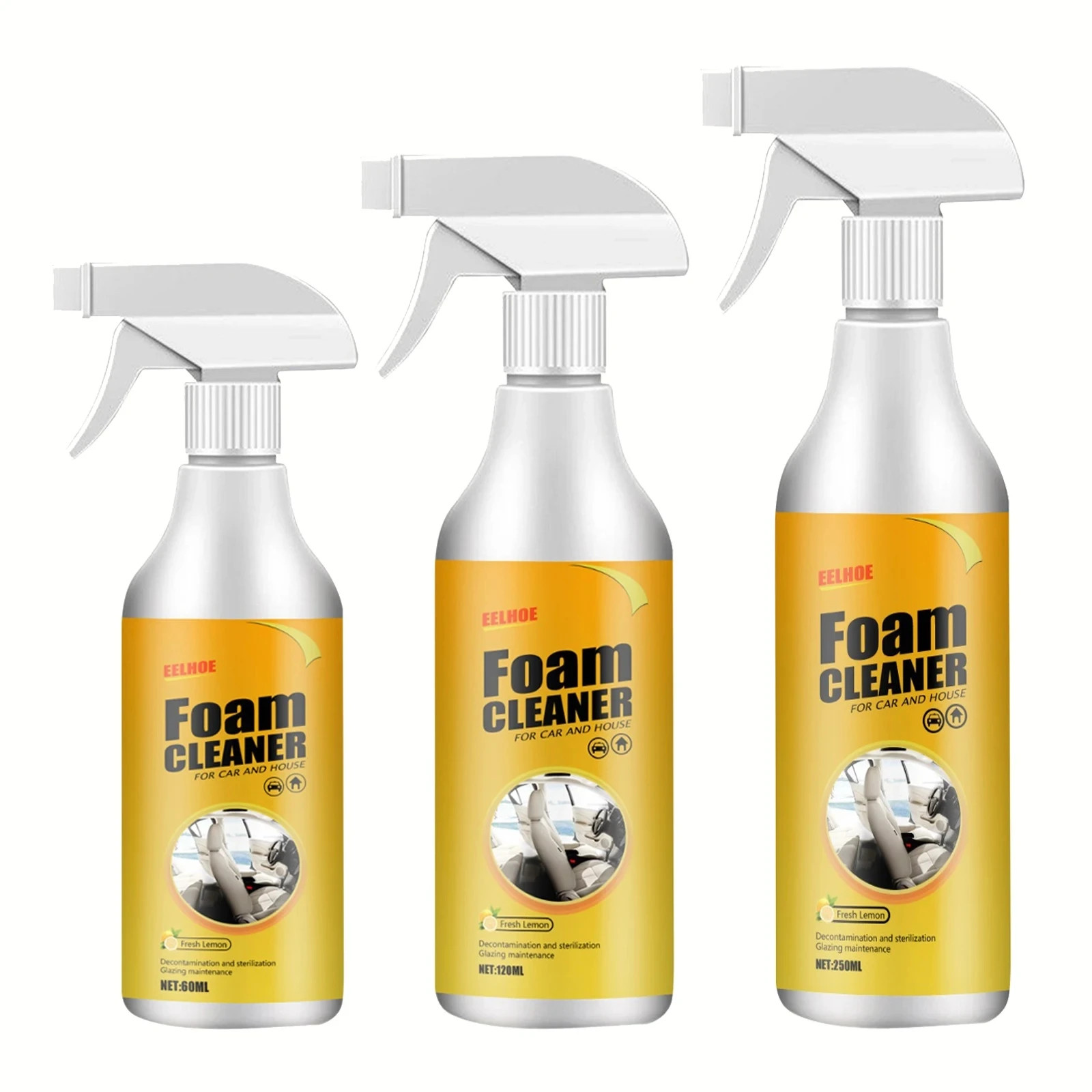Multifunctional Foam Cleaner Car Interior Stain Removal and Cleaning Leather Sea
