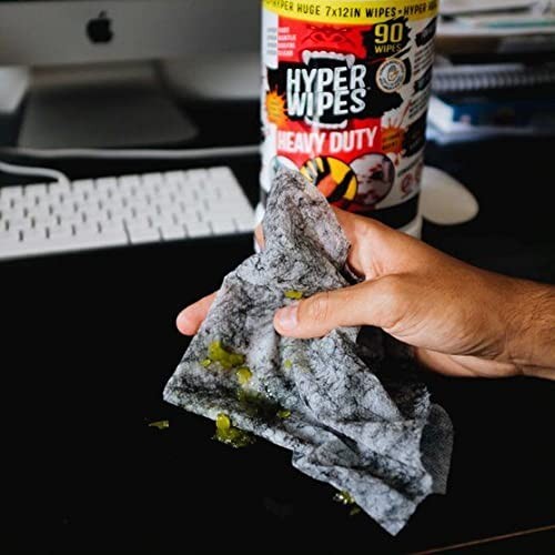 Heavy Duty Cleaning Wipes 6 Pack, 8″x12″ Multi-Surface Degreaser, All-Purpose, 5