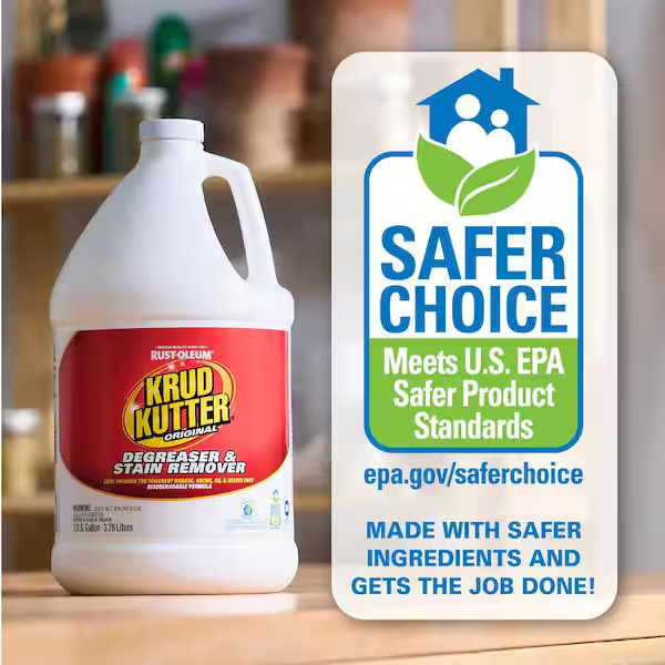 Krud Kutter Kk012 Cleaner/Degreaser Stain Remover, Jug, 1 Gal, Concentrated,