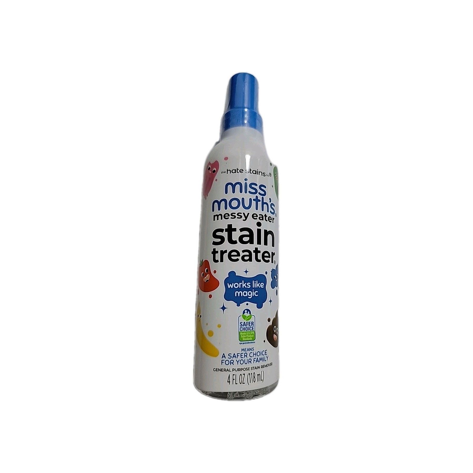 Miss Mouth’s Messy Eater Stain Treater Spray for Baby & Kids, 4 oz, Newborn