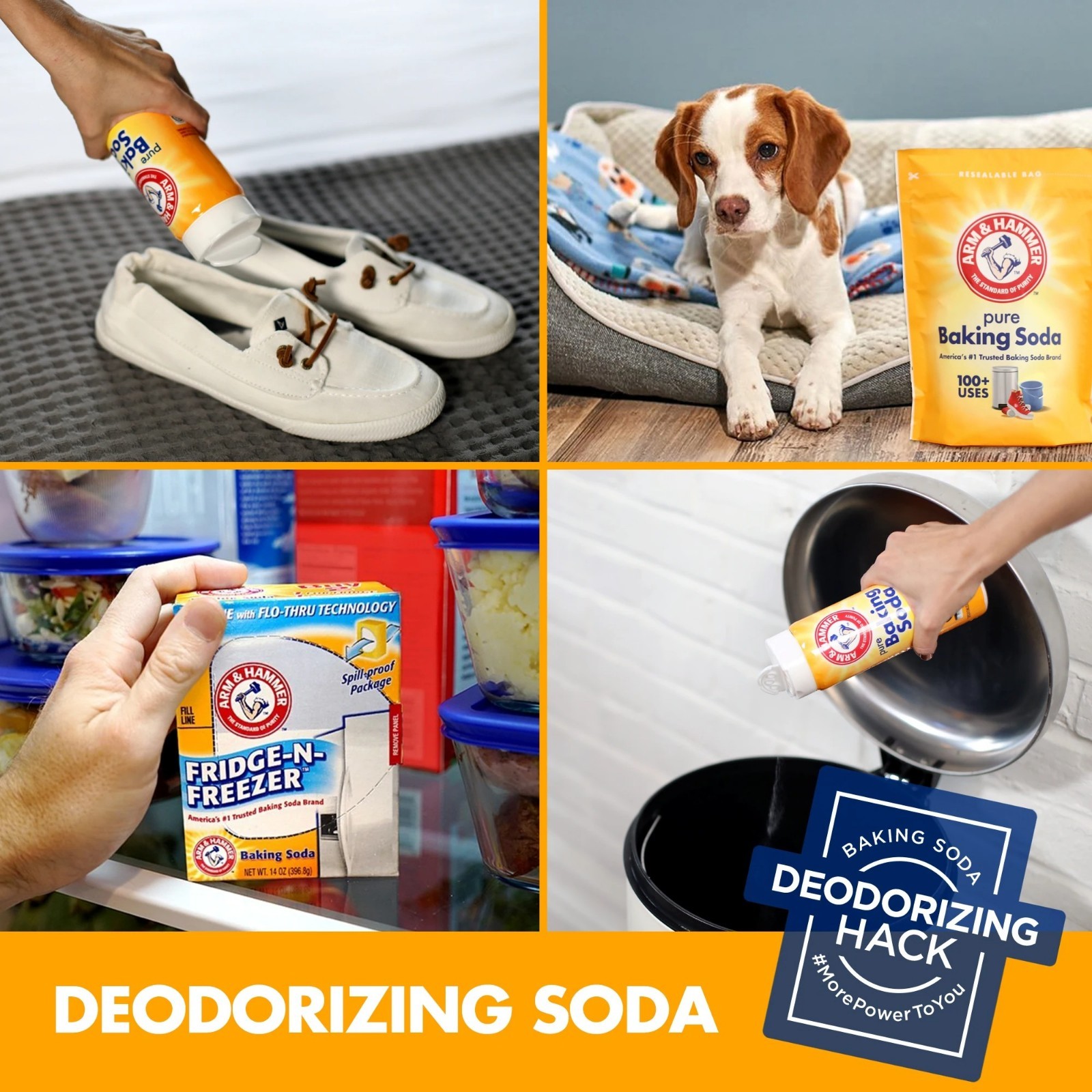 Arm & Hammer Fridge-N-Freezer Baking Soda 14 oz Odor Absorber
