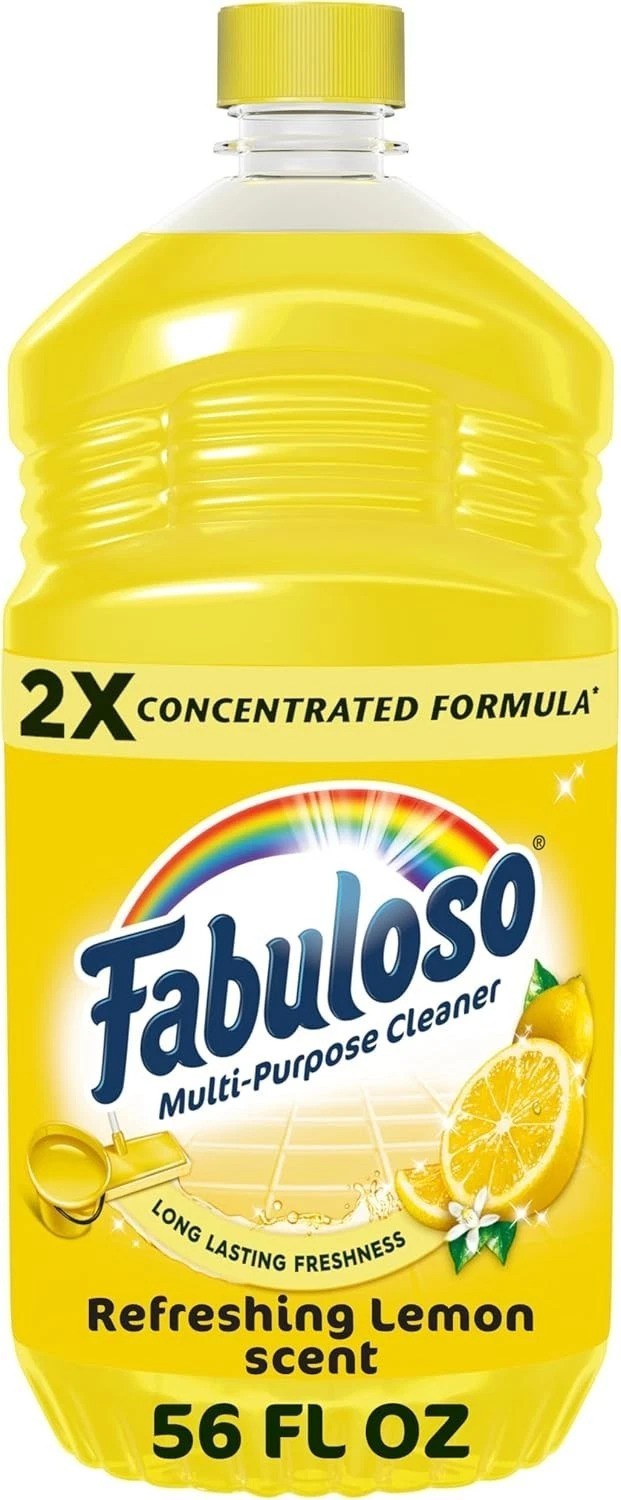 Powerful 2X Concentrated Lemon Cleaner, 56 oz – Multi-Surface & Fresh Scent