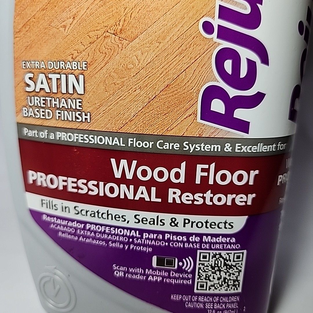 Rejuvenate Professional Wood Floor Restorer 32oz Satin Finish Polishing Formula