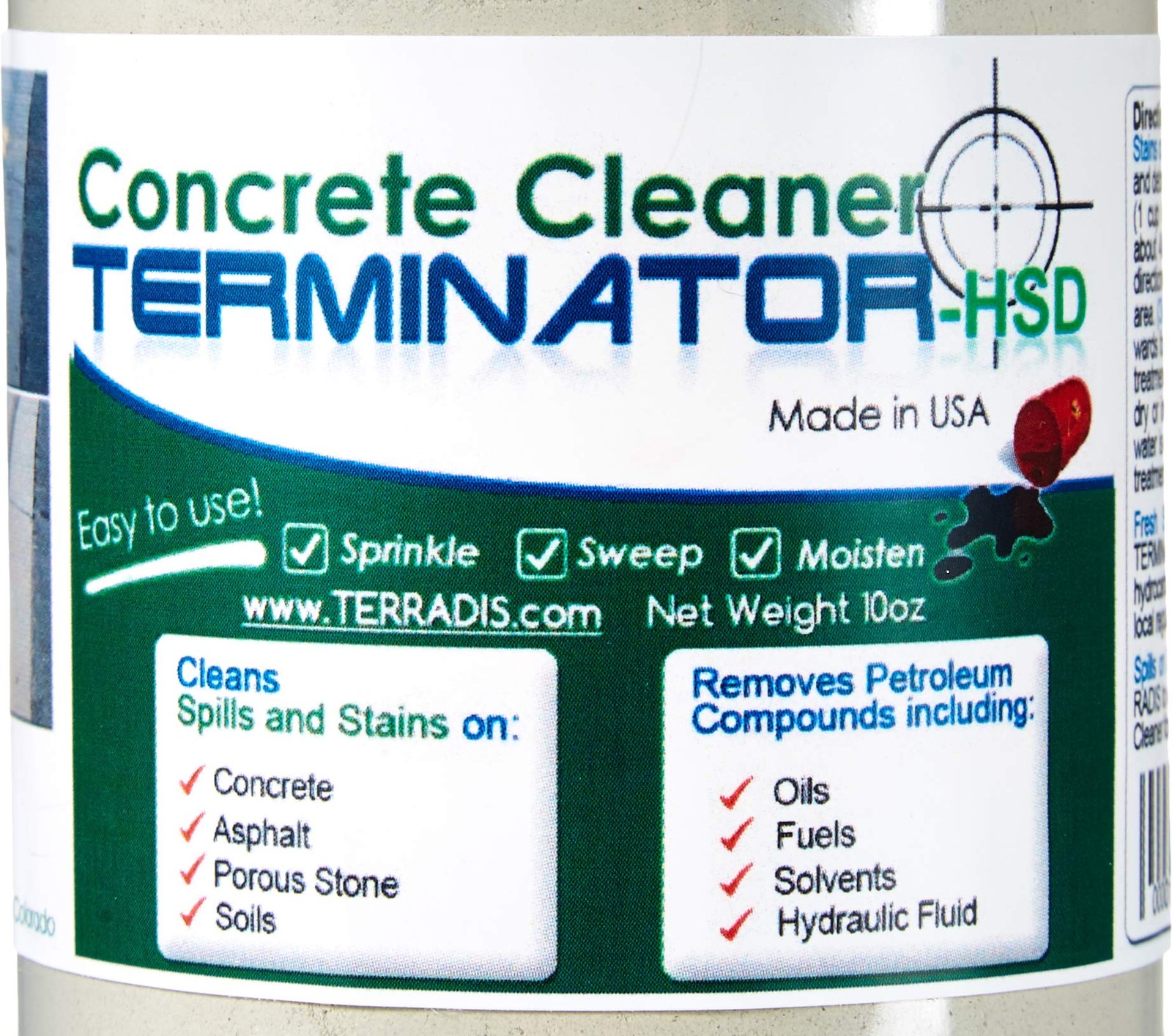 Eco Friendly 10 Oz Oil Stain Remover for Concrete Asphalt Driveways and More