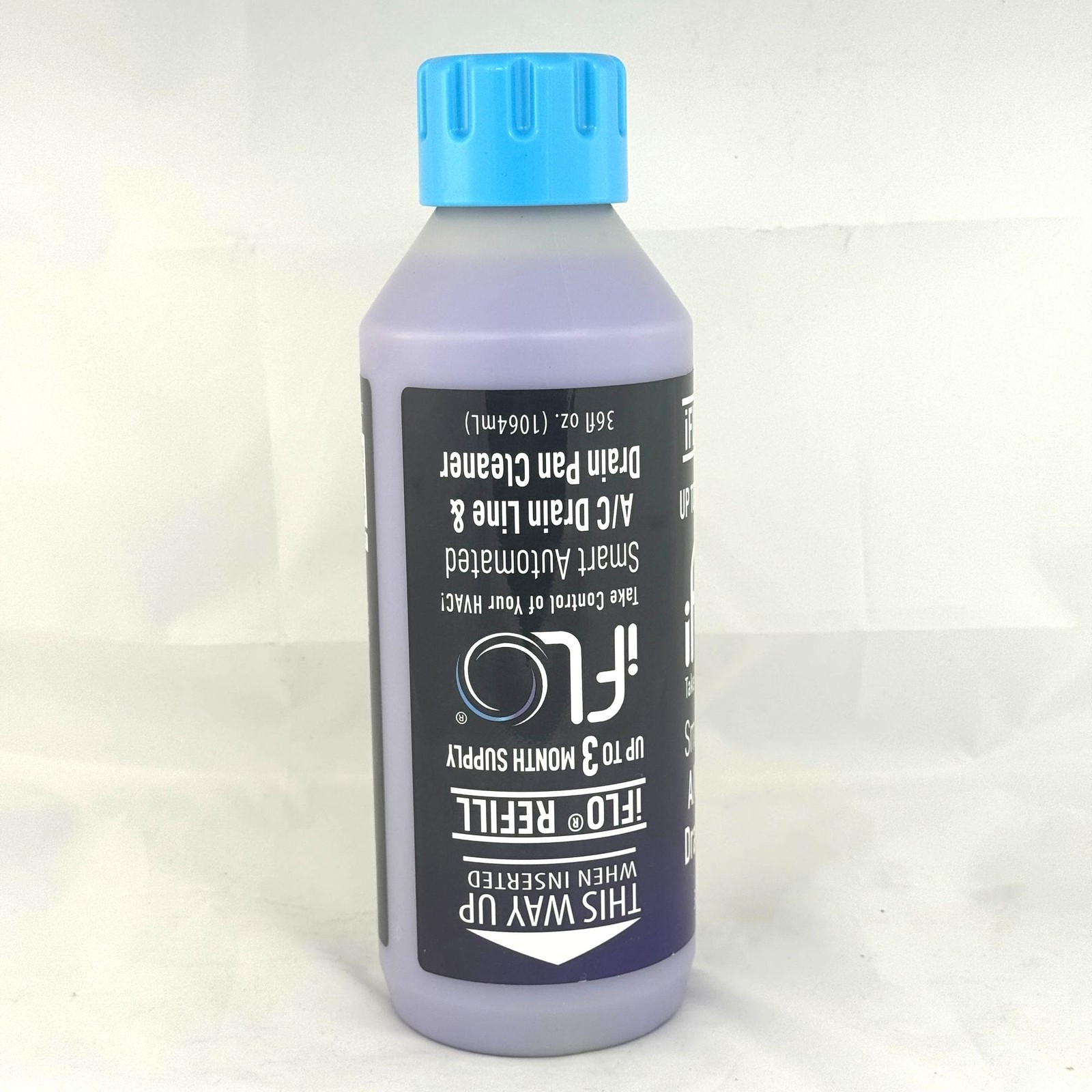 iFlo Refill Smart Automated A/C Drain Cleaner 3-Month Supply 36 oz New