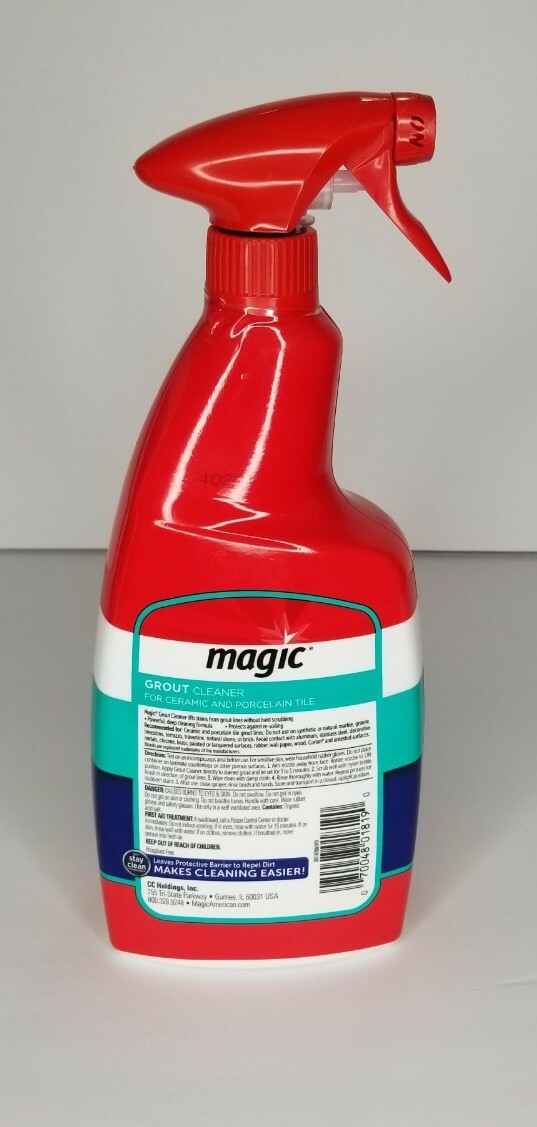 Magic Ceramic Porcelain Tile GROUT CLEANER, Protect Against Re-Soiling 30 Fl Oz