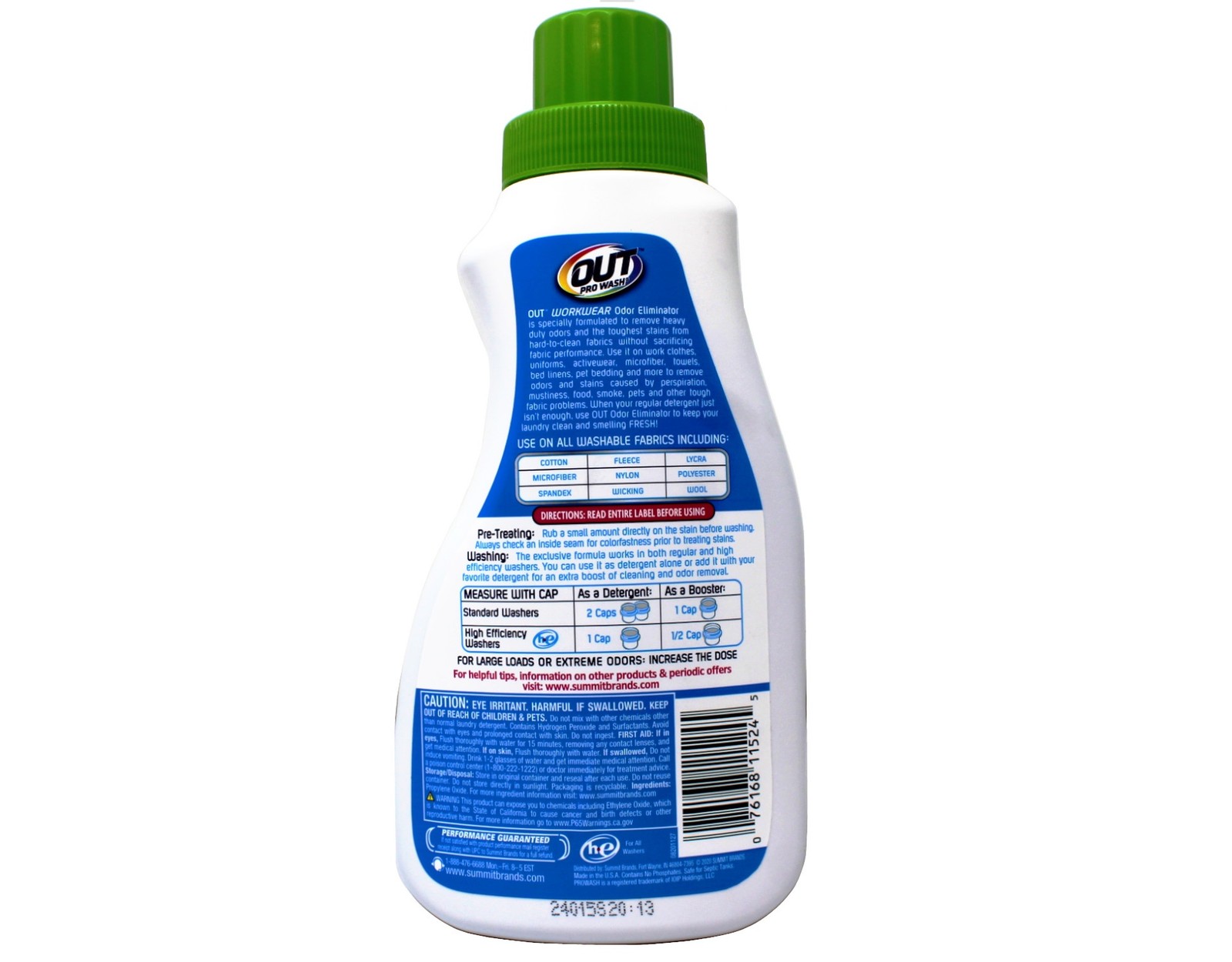 OUT ProWash Odor Eliminator & Stain Remover, 22 oz – 2 Pack