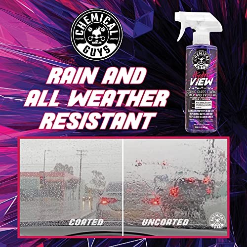 HydroView Ceramic Glass Cleaner & Coating – Cleans & Adds Hydrophobic