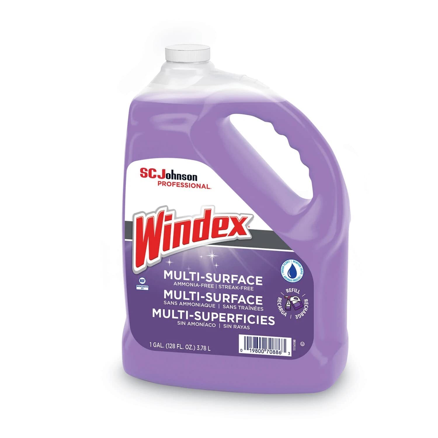 Windex Ammonia Free Multi Surface Cleaner 512 Fl Oz Streak Free Shine