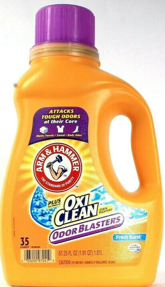 Arm Hammer Plus Oxy Clean Stain Fighters Odor Blaster Fresh Burst 35 Loads