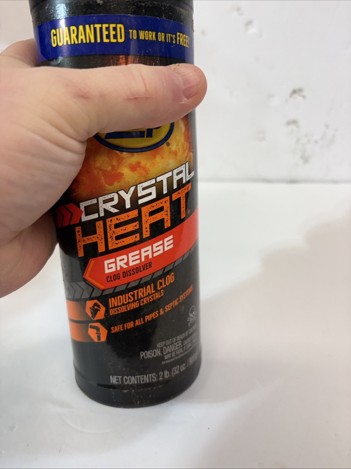 Zep 32 Oz. Crystal Heat Drain Opener New