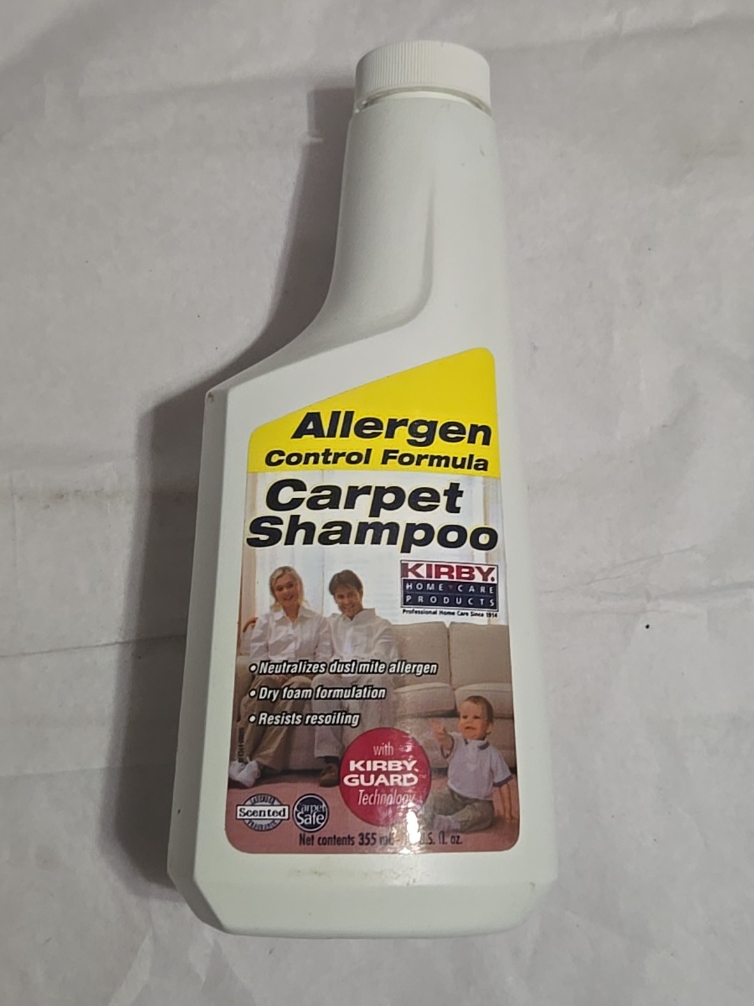 Kirby 12 fl oz Home Care Products Carpet Shampoo Allergen Control Formula NEW