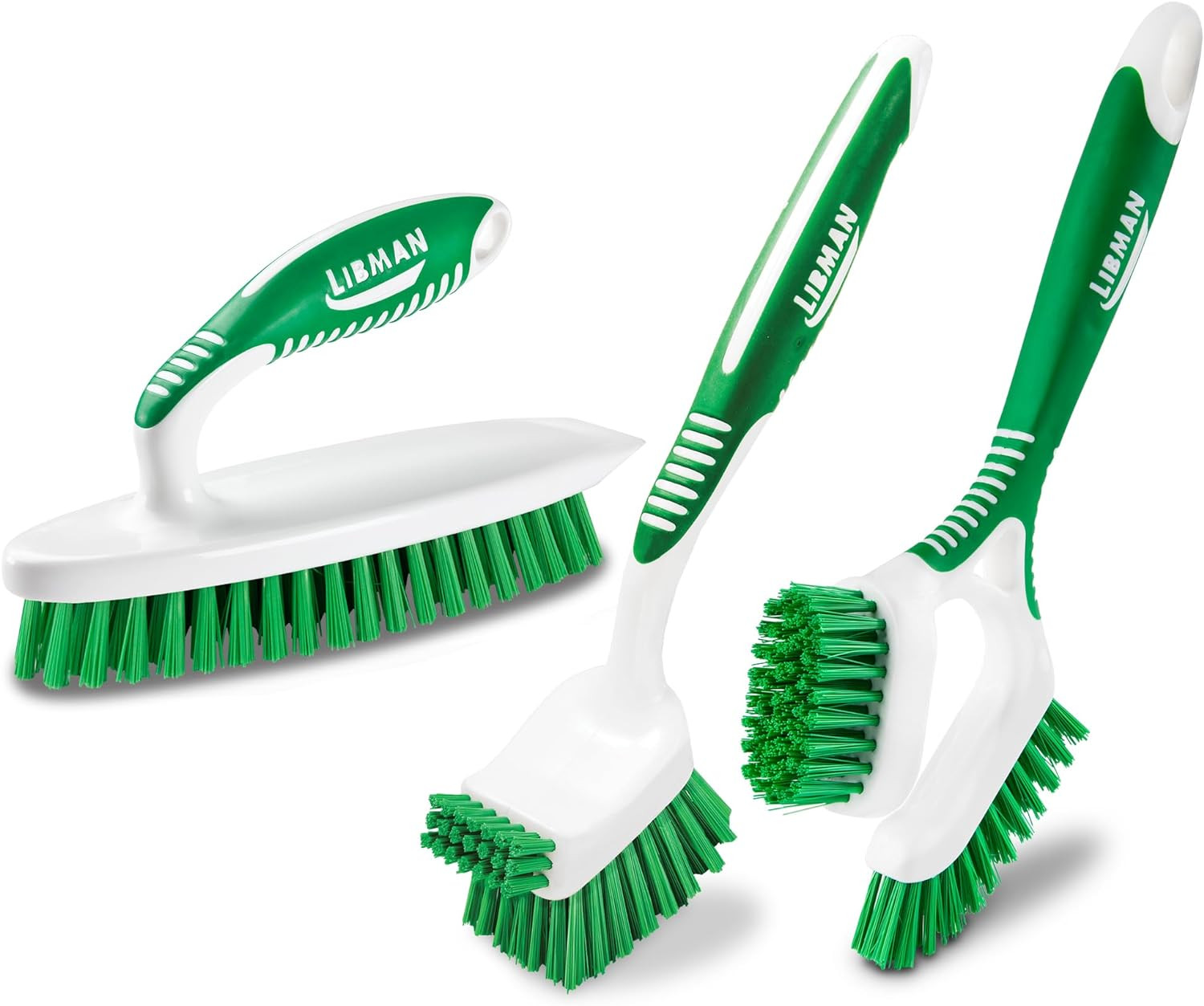 Heavy Duty Scrub Brush Kit | Cleaning Brushes for Household Use | Tub Scrubber |