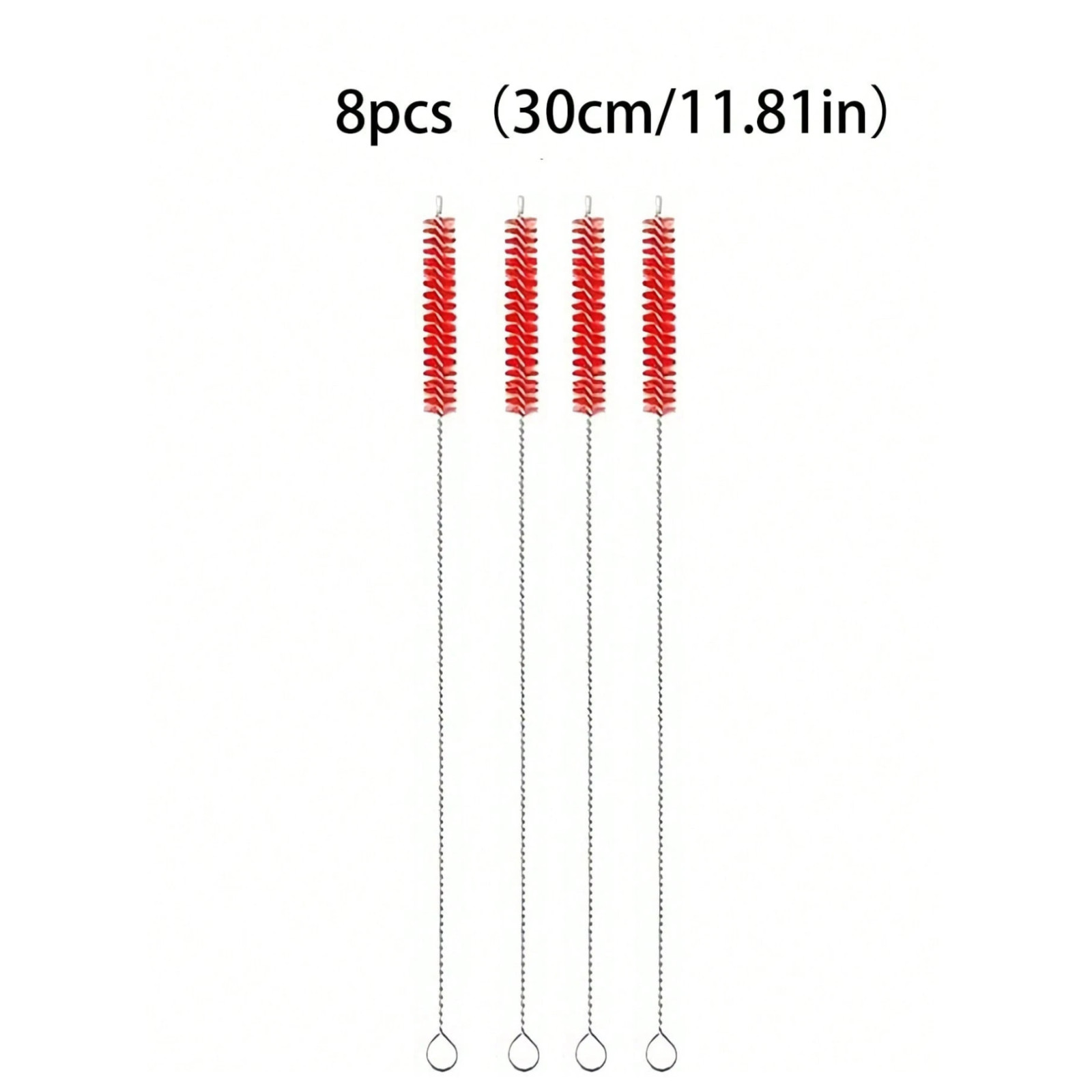 8/4PCS Nylon Straw Brush Cleaner Bottle Tube Pipe Small Long Cleaning Brushes