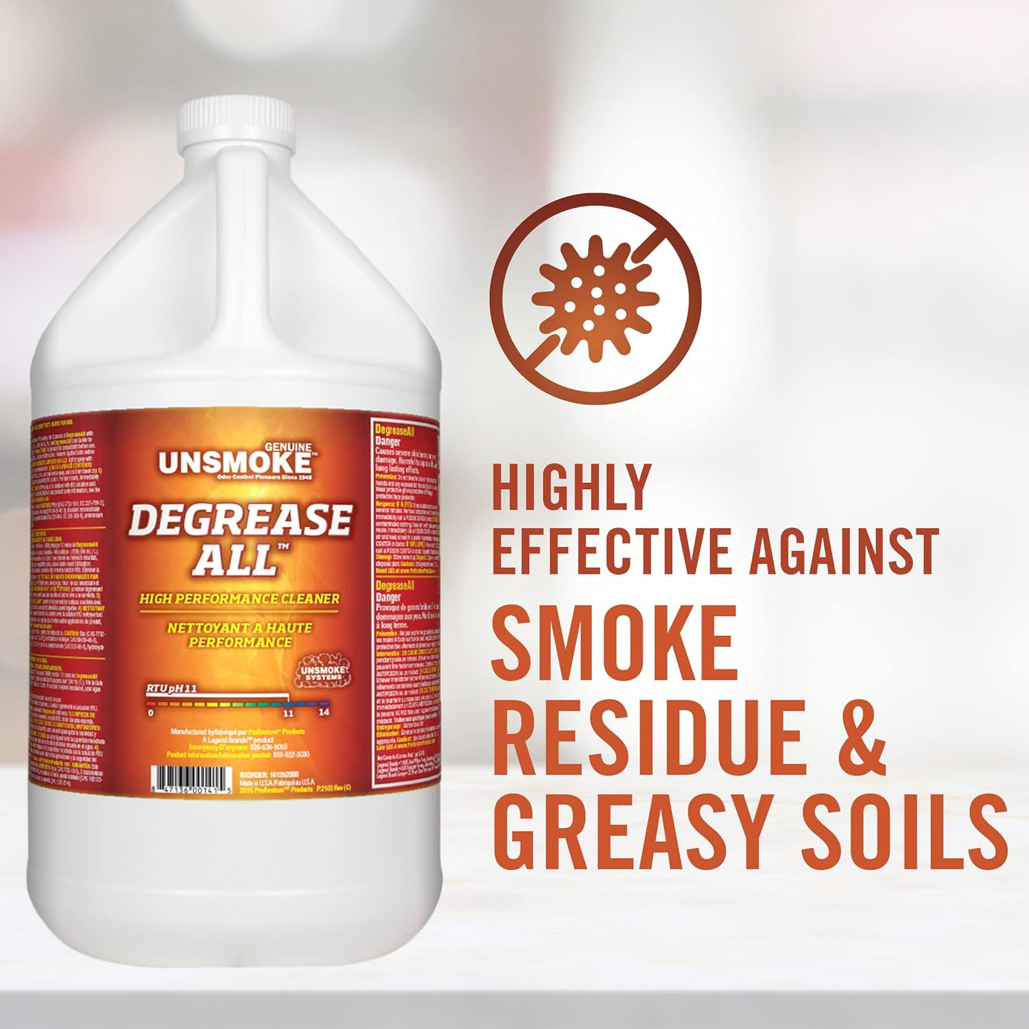 Degrease-All High-Performance Degreaser and Multisurface Cleaner, Cleaning Solut