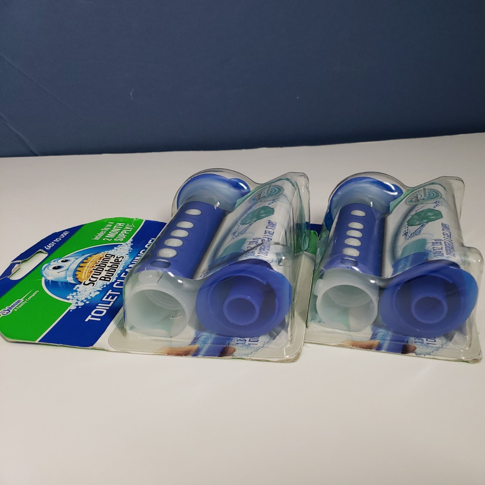 Scrubbing Bubbles Toilet Bowl Cleaner 1 Dispenser 6 Fresh Gel Stamps (2 Packs)