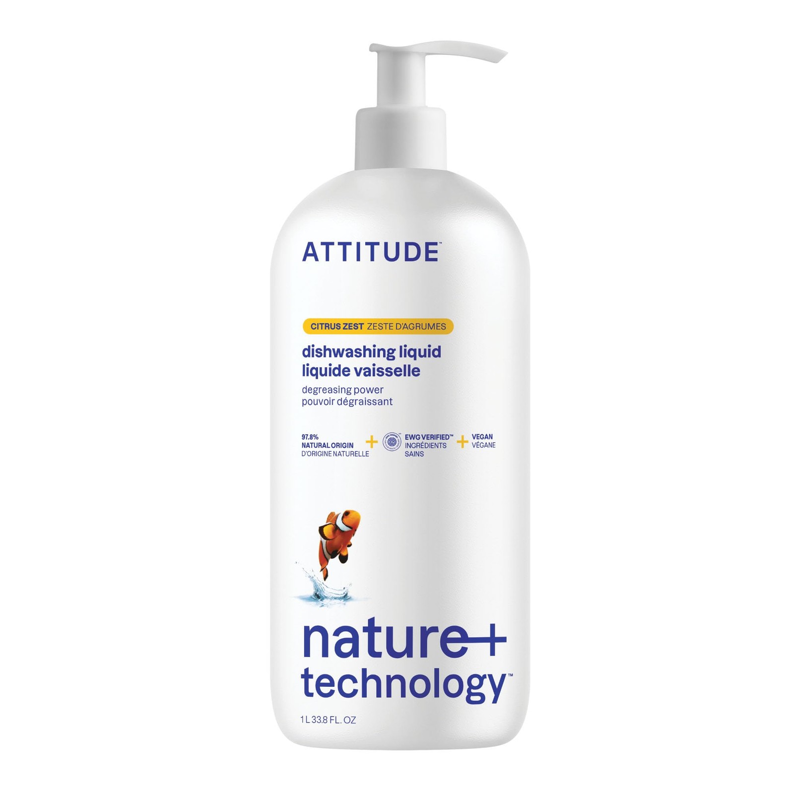 Dish Soap, EWG Verified, Plant-Based & Vegan Dishwashing Liquid, Naturally De…