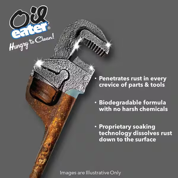 Rust Remover Soak Metal Cleaner Concentrate 32oz Makes 1Gal Tools Auto Safe