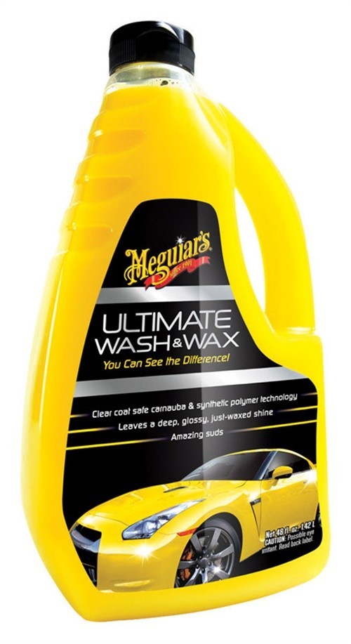 Meguiar’s G17748 Ultimate Hydrophobic Polymer Technology Wash and Wax 48 oz.