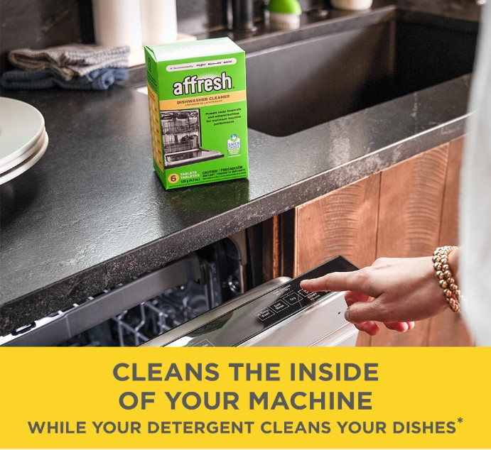 Affresh W10549851 Dishwasher Cleaner 6 Tablets Formulated to Clean Inside All…