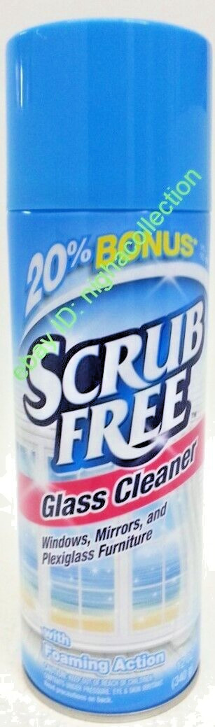 ( Lot 3 ) Scrub Free All Purpose Glass Cleaner w/ Foaming Action12 oz each