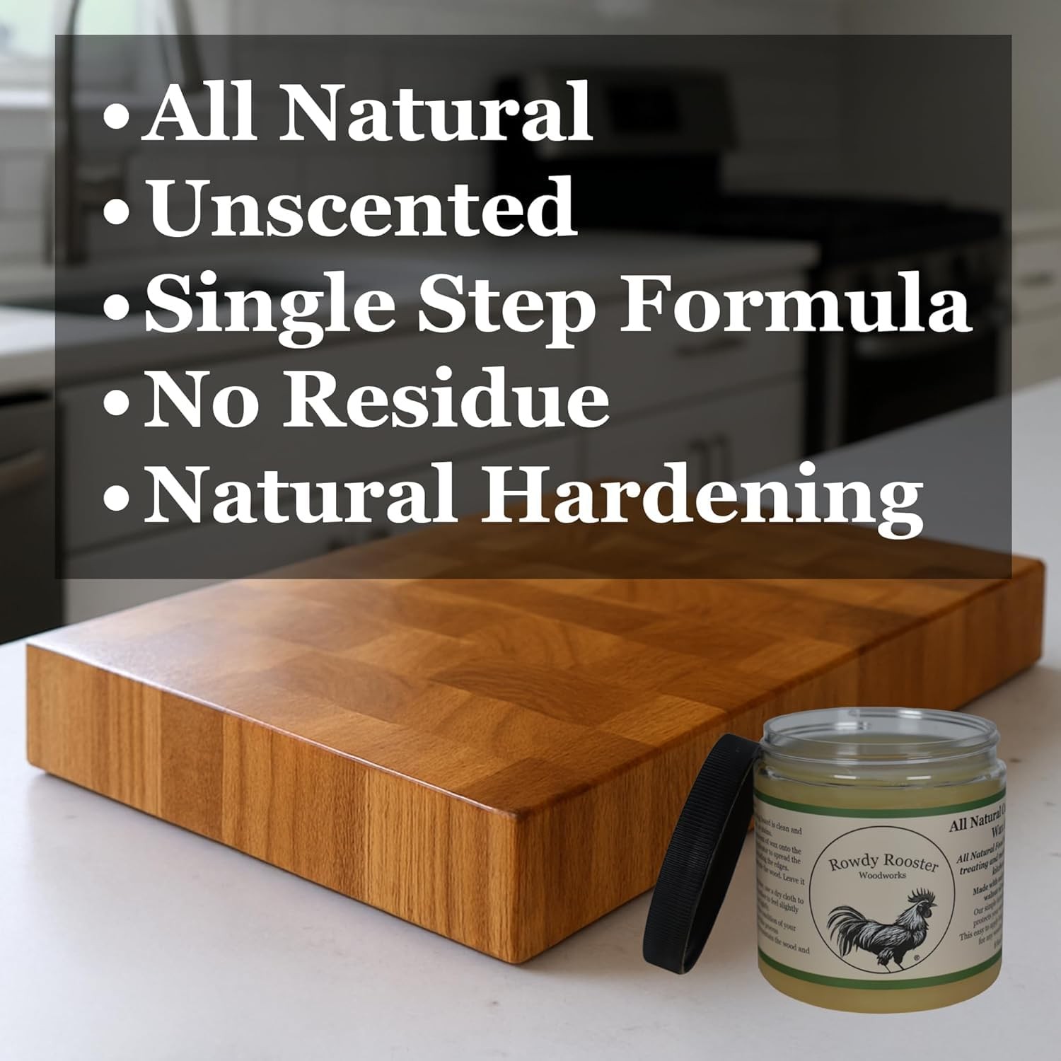 Refined Walnut Oil & Beeswax Cutting Board Oil & Conditioner, 8 fl.oz