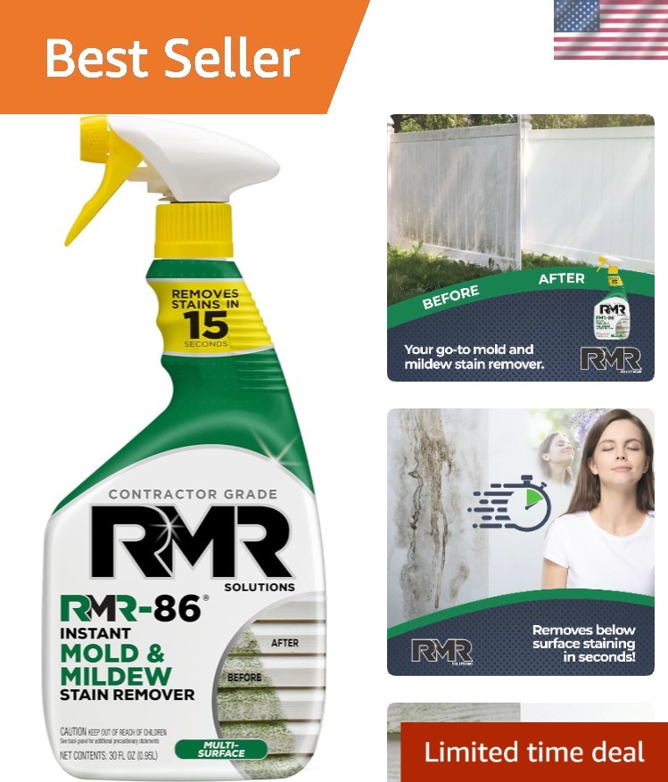 30 Fl Oz RMR-86 Mold Stain Remover – Safe, Fast Acting Spray for Every Surface