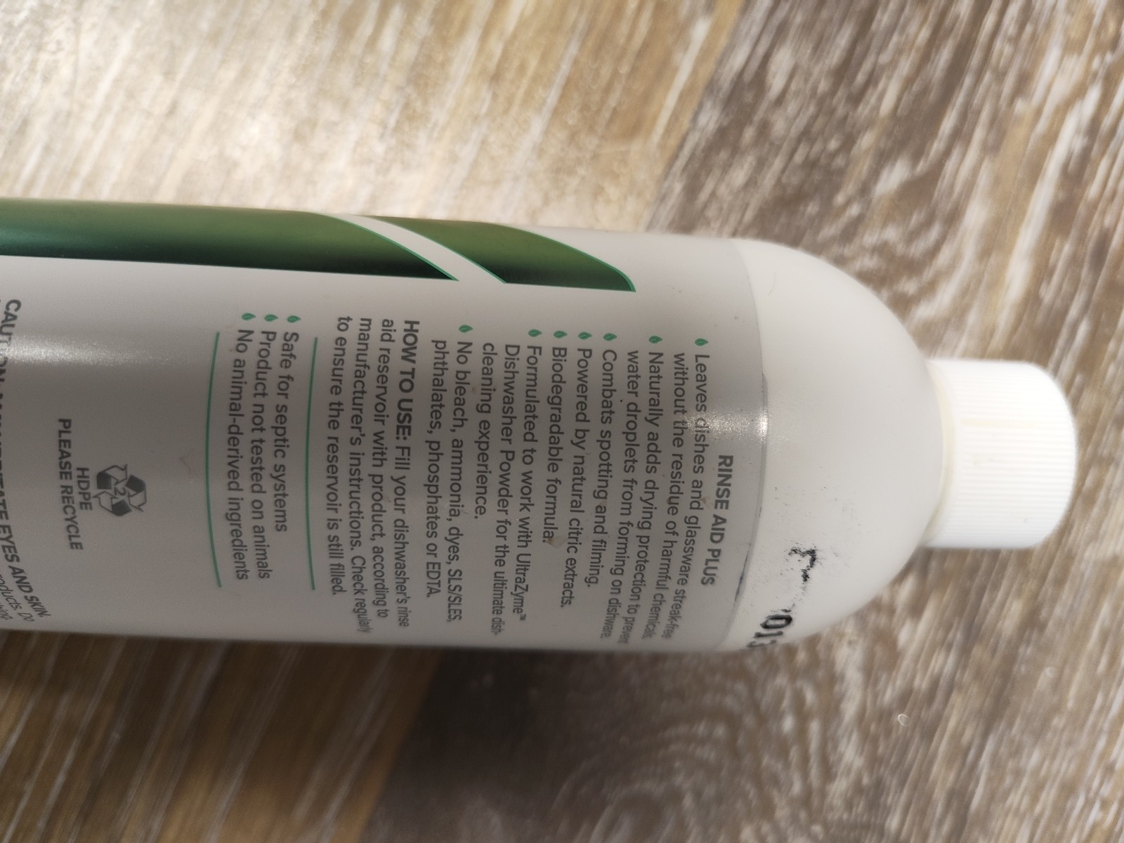 Norwex Rinse Aid Plus – 355mL 12oz – New Bottle! Dishwasher Spotless Dishes