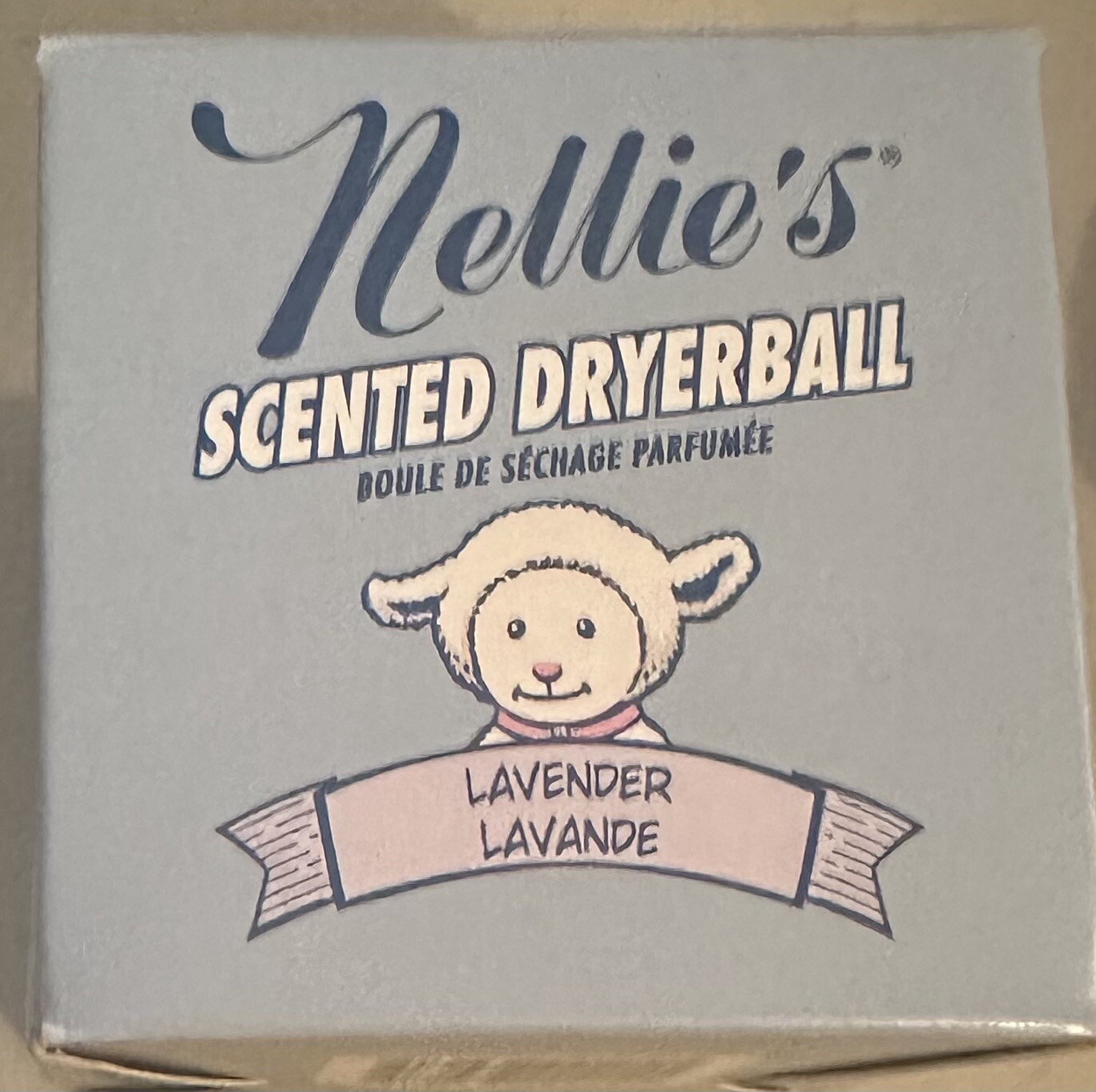 Nellie’s Scented Wool Dryerball – Lavender – Made with 100% Pure New…