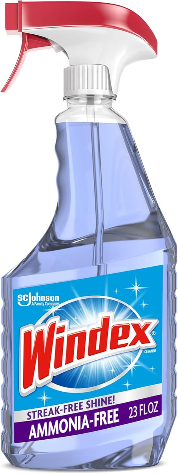 Windex Glass and Window Cleaner Spray Bottle, Ammonia Free, Packaging