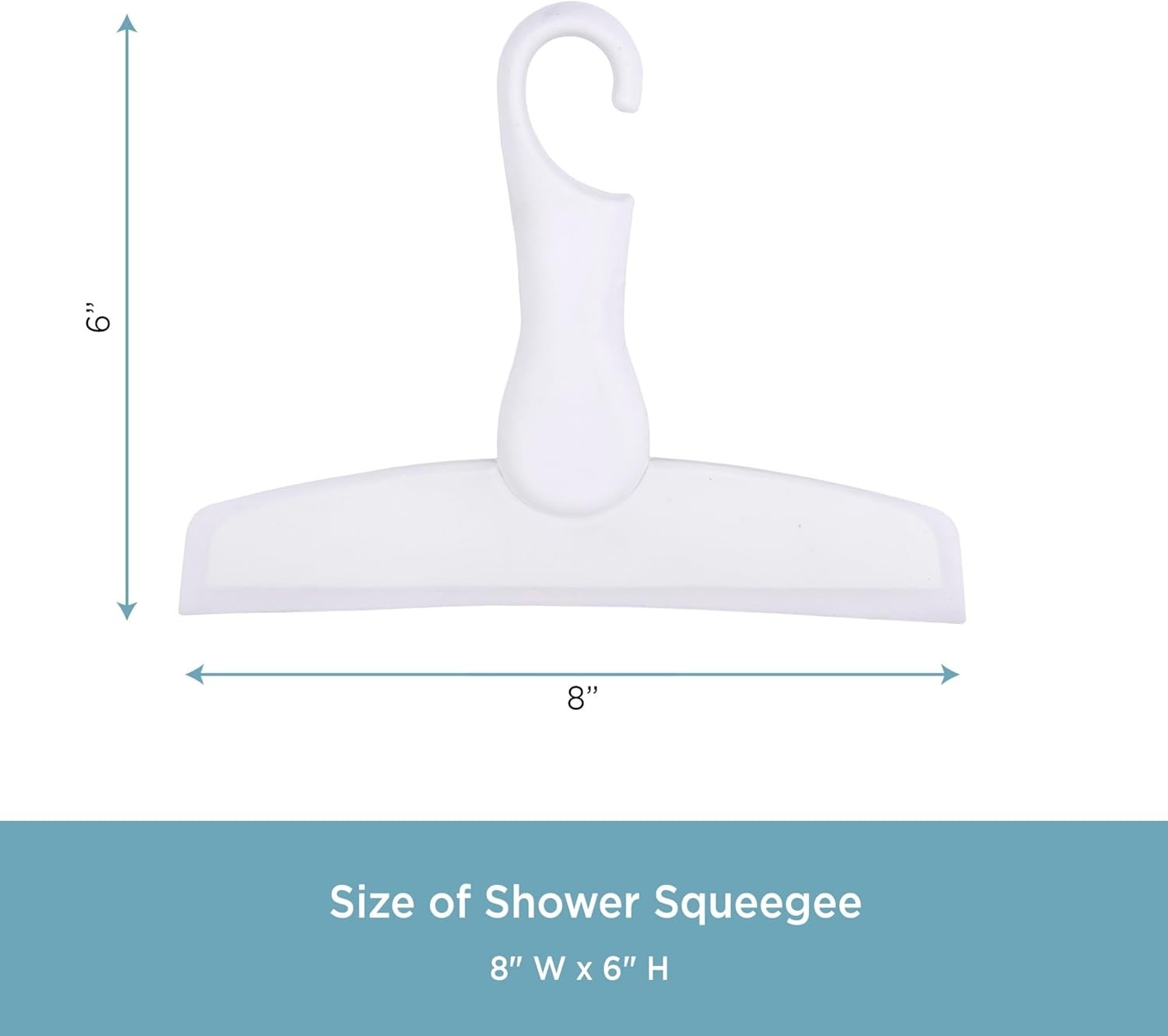 Stylish Easy Hang Shower Squeegee – Soft Grip & Frosted Finish for Clean Homes