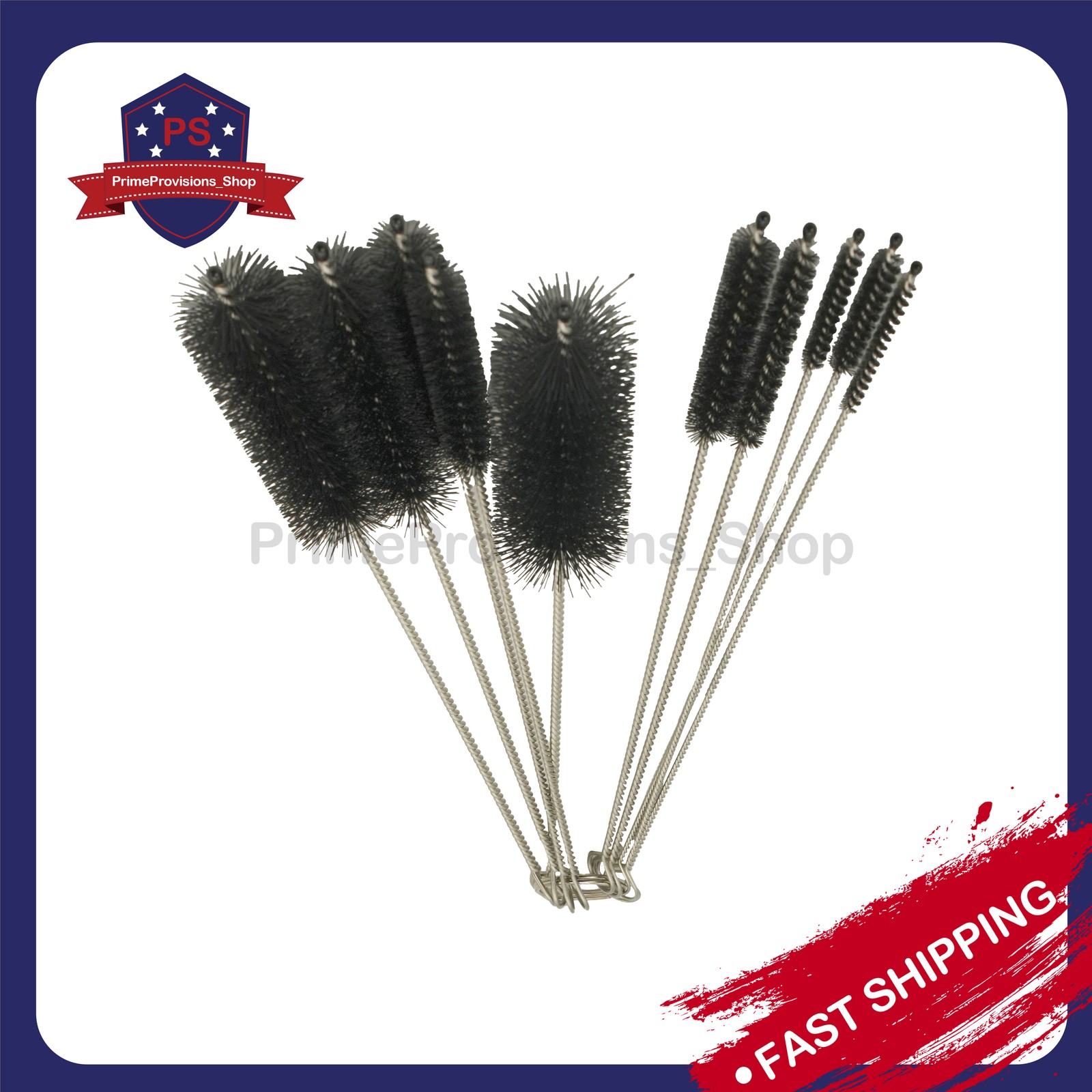 NEW 10PCS Set Nylon Small Straw Brush Cleaner Bottle Tube Pipe Long Cleaning US