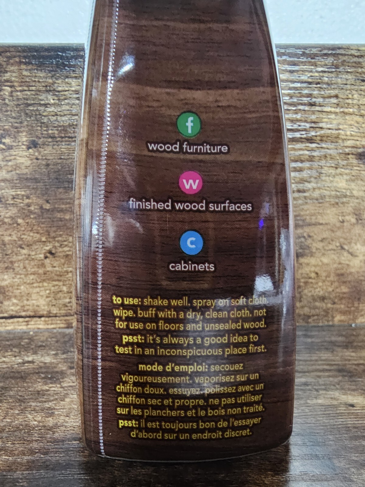 Method Wood Polish Spray Cleaner Almond Streak Free Shine 14 Ounces Lot Of 2