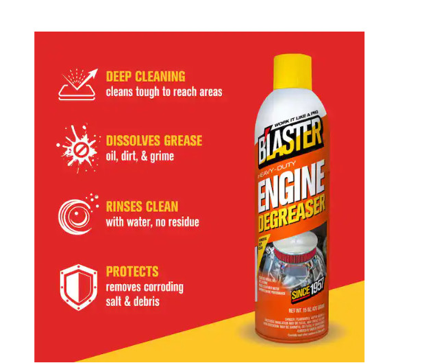 Heavy-Duty Engine Degreaser and Cleaner Spray 15 oz.