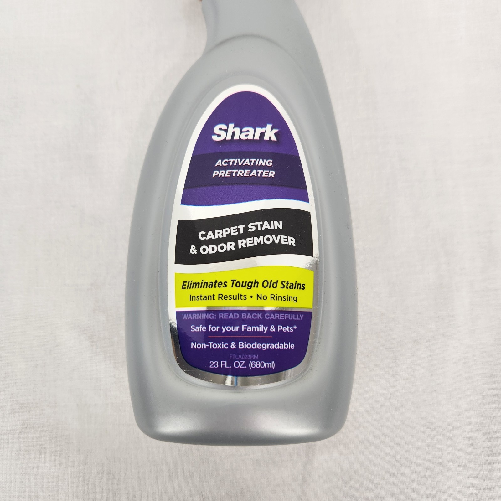 NEW! SEALED! Shark Duo Activating Pretreater Carpet Stain & Odor Remover 23oz.