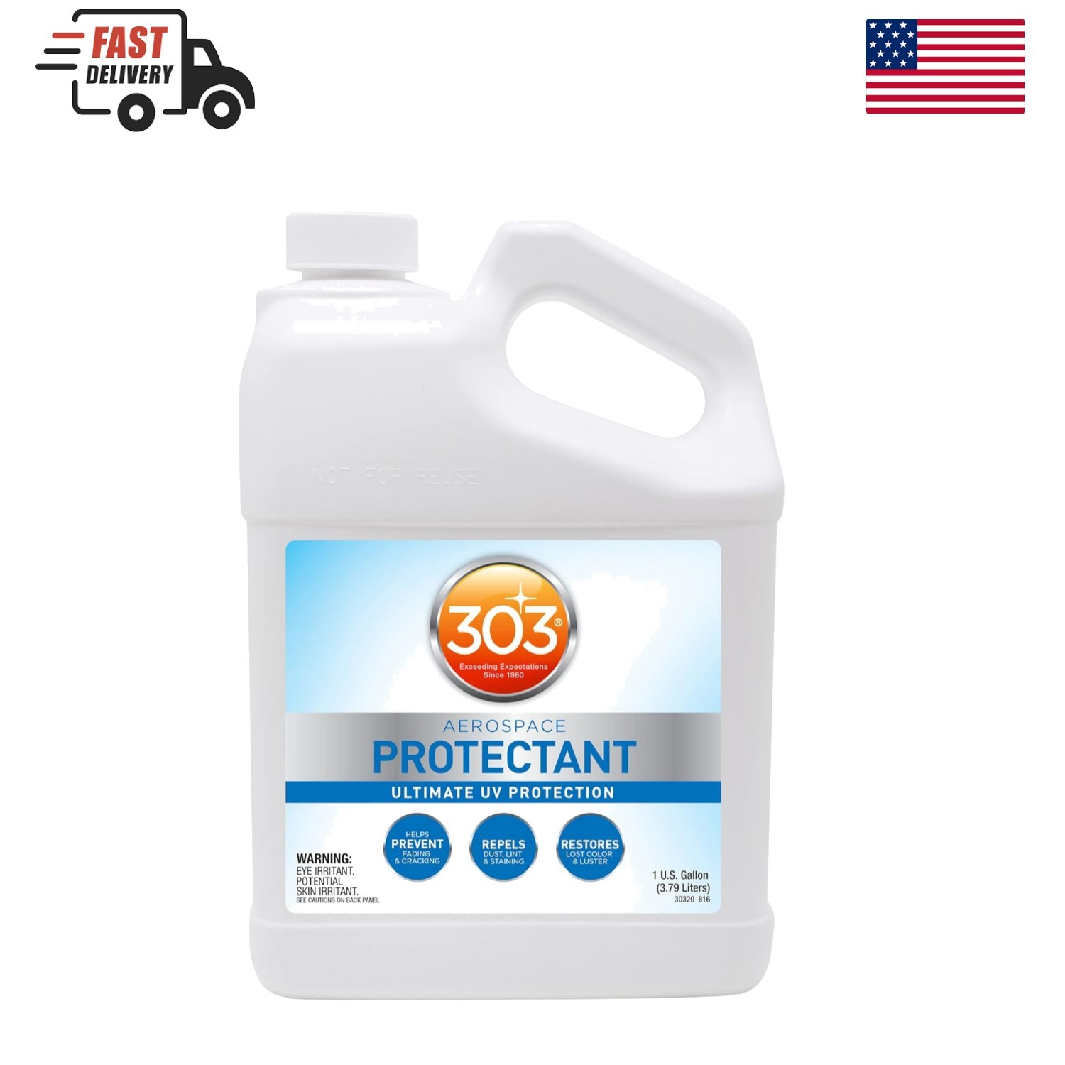 303 Aerospace Protectant – 128 Fl. Oz. UV & Dust Shield for Outdoor Furniture