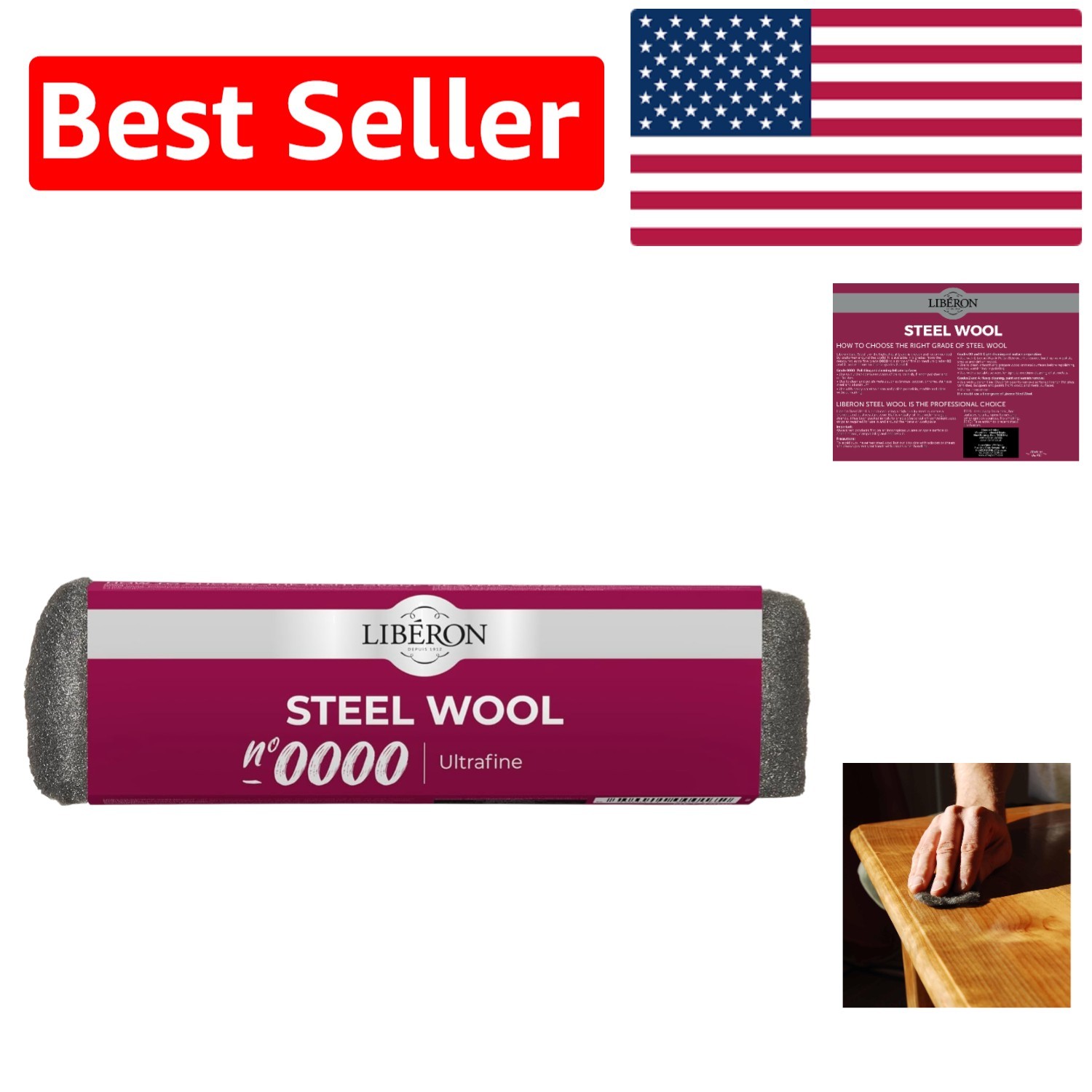 Grade 0000 Ultrafine Steel Wool – Ideal for Polishing Delicate Surfaces (100g)