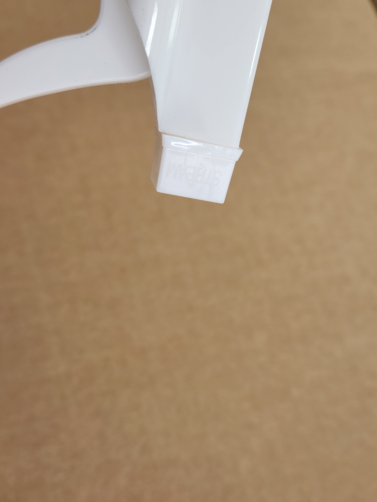 25 Impact White Plastic Spray/Stream/Off Sprayer Bottle Trigger Nozzle 10″ Tube