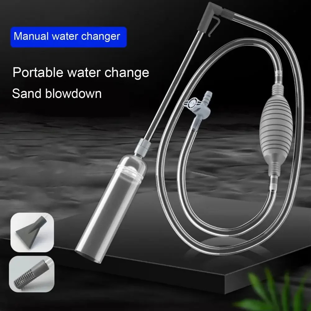 Pool Hand Vacuum Cleaner,Cleaning Tool,Adjustable Valve,Removable,Transparent