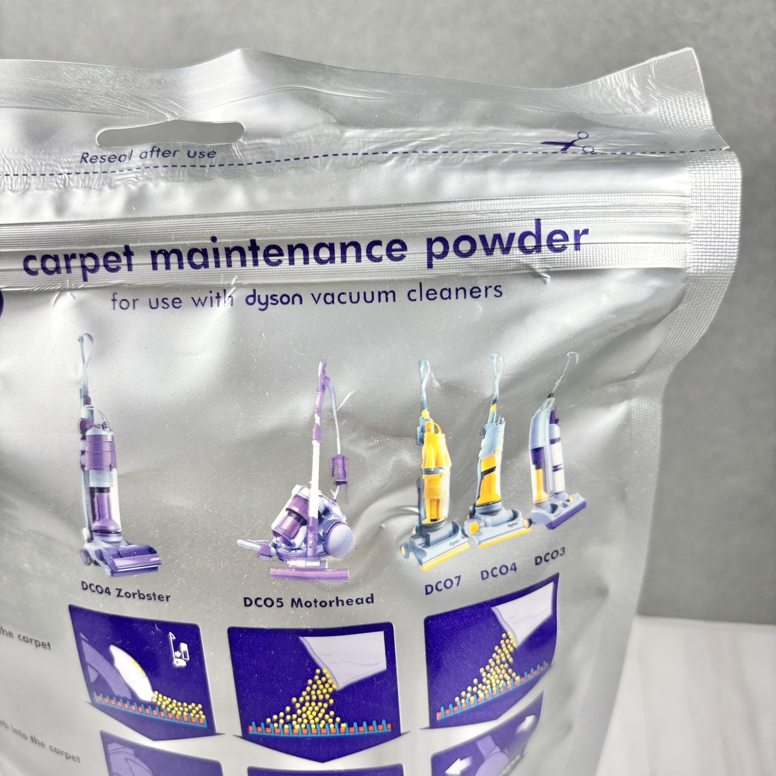 New DYSON Zorb Carpet Powder 26.5 Oz. Dyzolv Spot Cleaner 8.5 Fl Oz Woolsafe Rug