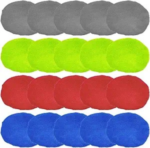 20PCS Microfiber Cloths for Windshield Cleaning Tool, Replaced Gl Size: Square