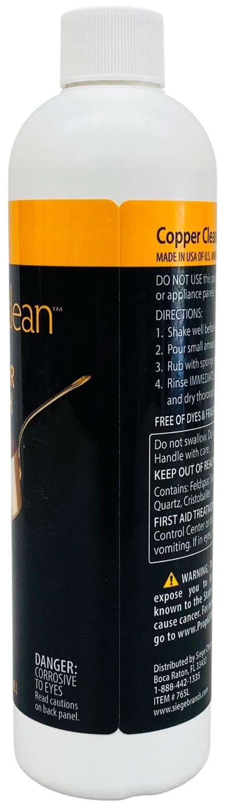 765L – Siege 12 Ounce Earth Friendly Copper Polish